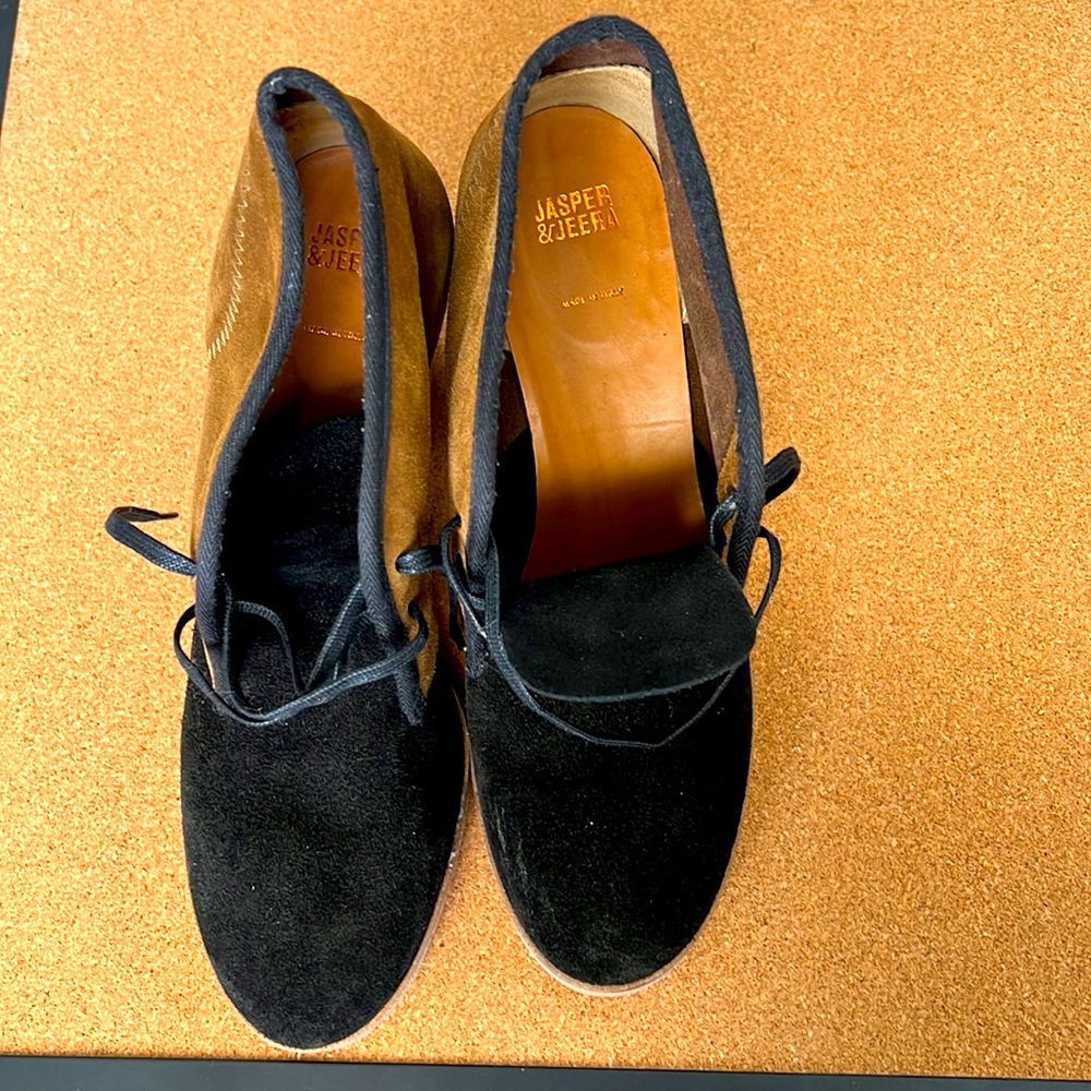 Anthropologie Jasper & Jeera Yuma Booties sz 38